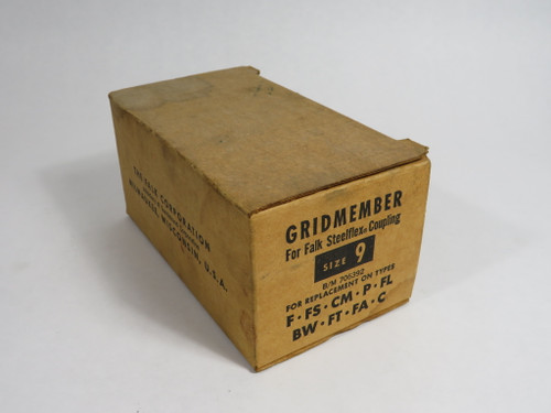 Falk 706392 Size 9 Gridmember for F, FS, CM, P, FL, BW, FT, BA, C NEW