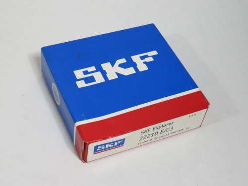 SKF 22210 E/C3 Spherical Roller Bearing 90mm OD 50mm ID 23mm W SEALED NEW