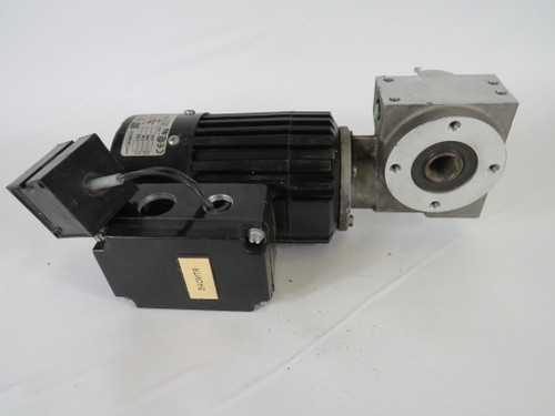 Bodine 0.09kW 1700RPM 575V 0.46A 60Hz C/W Speed Reducer & Motor Suppressor USED