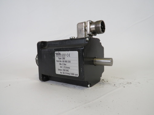 Curtiss-Wright 46-668-235 Servomotor 1000RPM 230VAC 1.75Arms 2Nm USED