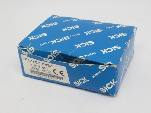 Sick WLL160T-F430 Fiber Optic Sensor 12-24VDC 100mA 2m Range NEW