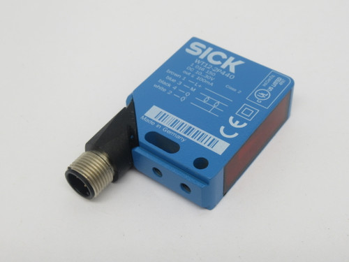 Sick WT12-2P440 1016150 Photoelectric Proximity Sensor 10-30VDC 100mA 100mm USED