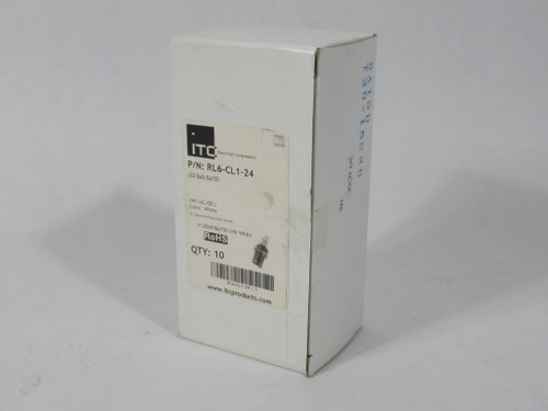 ITC RL6-CL1-24 LED Cluster Bulb White BA15D 24VAC/DC *10-PACK* NEW