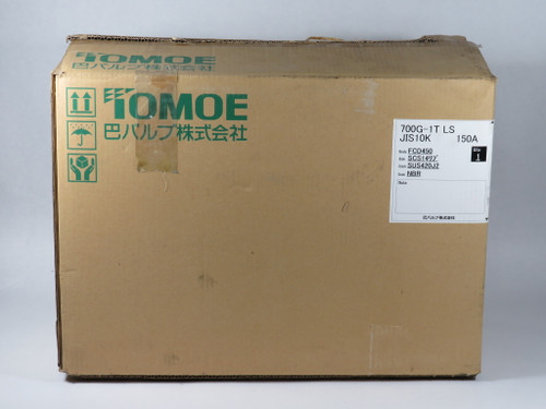 Tomoe 700G-1T-150A Wafer Butterfly Valve JIS 5K/10K 1.0MPa NEW