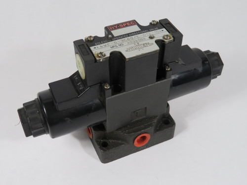 Hy-Spec 4WE-6-3C60/E-G12-10 Directional Control Valve 12VDC SHELF WEAR USED