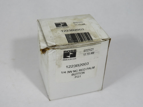 Ross 1223B2003 Directional Control Push Button Valve 1/4" NPT NC OPEN BOX NEW