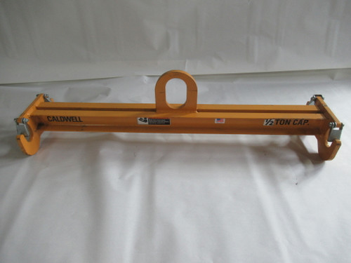 The Caldwell Group 22S-1/2-44 Lifting Beam Rated Cap 1000Lbs SHELF WEAR USED