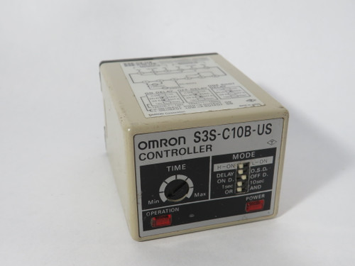 Omron S3S-C10B-US Sensor Controller Unit 120/240VAC 50/60Hz 8VA 250VAC 5A USED