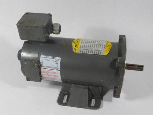 Baldor .33HP 1750RPM 90V 56C TENV 3.2A USED