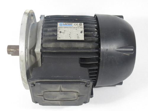 Lafert 2.0HP 3480RPM 208-230/460V TEFC 1Ph 5.6/2.8A 60Hz USED