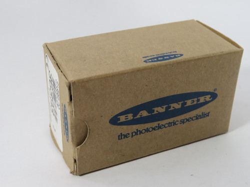Banner 36393 S186ELDQ Plastic Barrel Laser Emitter 10-30VDC 15000mm 4Pin M12 NEW
