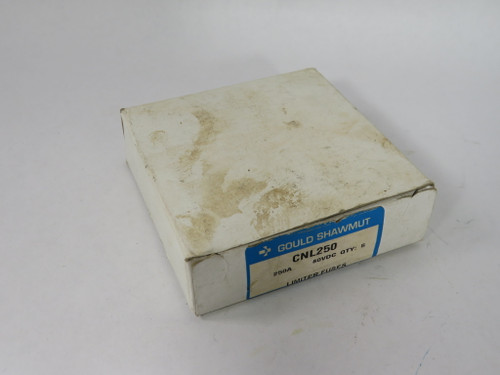Gould Shawmut CNL250 Forklift Truck Fuse 250A 80VDC 5-Pack DMG BOX NEW