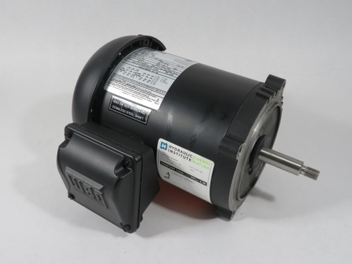 WEG 0.50HP 0.37kW 3435RPM 208-230/460V W56J TEFC 3Ph SHELF WEAR NOP