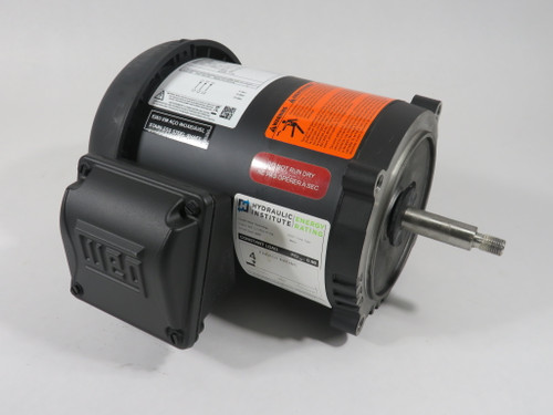 WEG 0.75HP 0.55kW 3440RPM 575V W56J TEFC 3Ph 0.896A 60Hz SHELF WEAR NOP