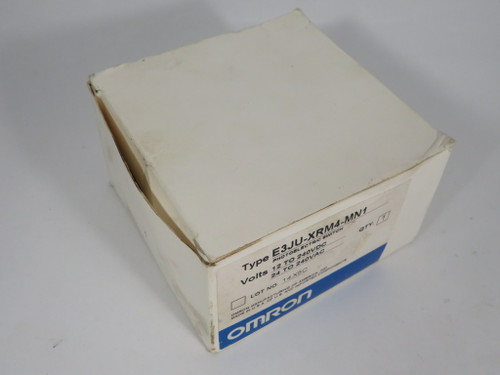 Omron E3JU-XRM4-MN1 Photoelectric Switch 12-240VDC 24-240VAC RED LED DMG BOX NEW