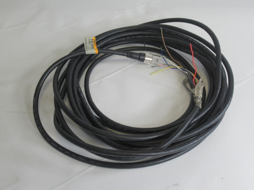 Omron F39-JD7A-D Sensor Cable 6m Length 22AWG 30V Black CABLE CUT USED