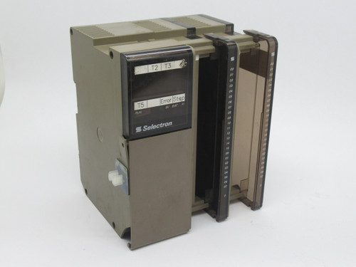 Selectron PMC-22-D/01 PLC Module SHELF WEAR/MISSING HARDWARE USED