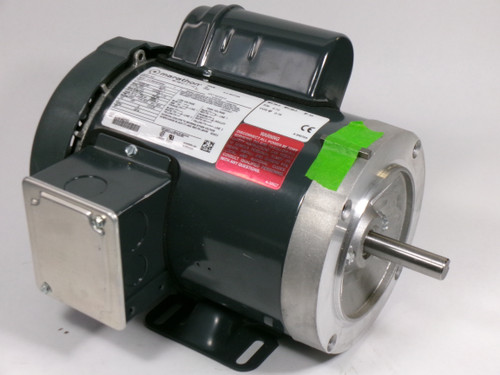 Marathon 1HP 3450RPM 115/208-230V 56C TEFC 1Ph 11.2/5.7-5.6A 60Hz C/W Key NOP