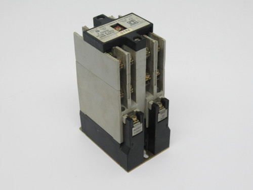 Square D 8501XO60V02 Form 9610 Control Relay 110V@50Hz 120V@60Hz Ser.A USED
