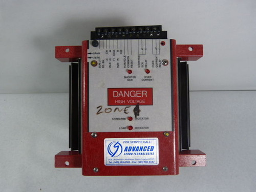 Control Concepts 1029A-V-575V-100A SCR Power Controller 100A 575V  USED