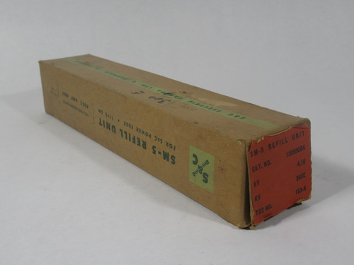 S&C Electric 130500R4 Old Style SM-5 Fuse Refill Unit 300A 4.16kV NEW