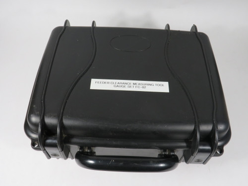 Generic FC-02 Feeder Clearance Measuring Tool Gauge Set w/Case *MISSING 3* USED