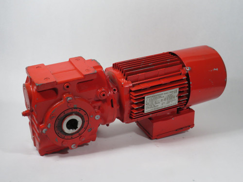 SEW-Eurodrive AC Gearmotor 29:1 10Nm 0.75kW 1380/1680RPM 380-415V 3Ph USED