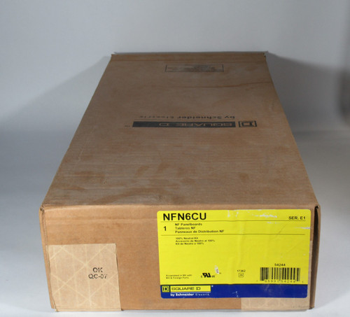 Square D NFN6CU NF Panelboard 400A 600A *Missing Contact Screws & Lugs* NEW