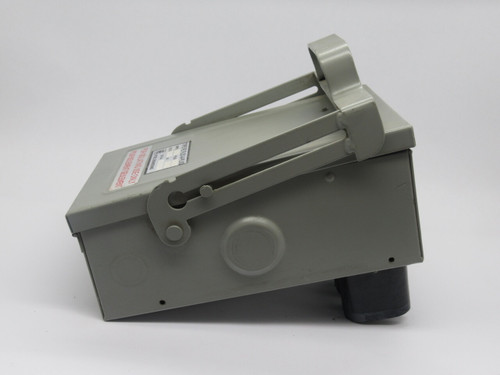 Hydel FE5733 Flex-A-Plug 30A 600V 3PH *CRACKED/FADED LABEL* USED