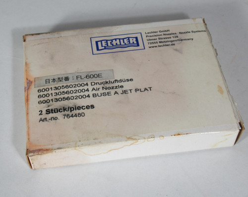 Lechler 6001305602004 Multi-Channel Flat Fan Air Nozzle 2-Pack Open Box NEW