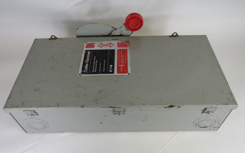 Eaton Cutler-Hammer DH223NGK Safety Switch 100A 250V 3P CRACKED BASE HOLDER USED