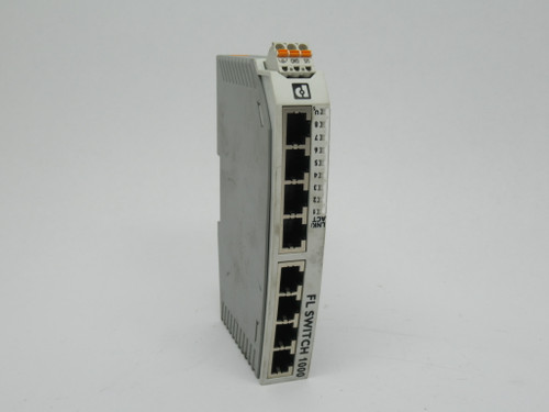 Phoenix Contact FL-SWITCH-1108N Ethernet Switch 8-Port 10/100/1000 Mbps USED
