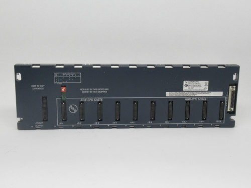 GE Fanuc IC694CHS392A RX3I 10-Slot Expansion Base 5VDC 150mA USED