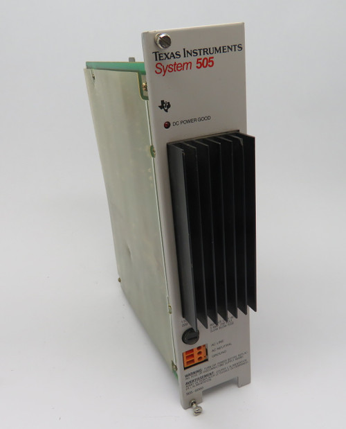 Texas Instruments 505-6660 Power Supply 110/220VAC 200VA 50-60Hz USED
