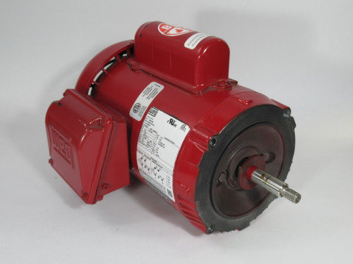 Weg 0.75HP 1745RPM 115/208-230V 56J TEFC 1PH 10.6/5.86-5.30A 60Hz SHELF WEAR NOP