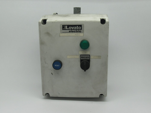 Lovato MSA10912120A9B04 Enclosed Motor Starter 6.3-10A 3Ph 600VAC 7.5HP USED