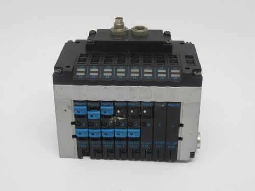 Festo CPV10-VI-10P-10-8C-FB-R-Y-5CMLL+W Valve Manifold Assembly SHELF WEAR USED