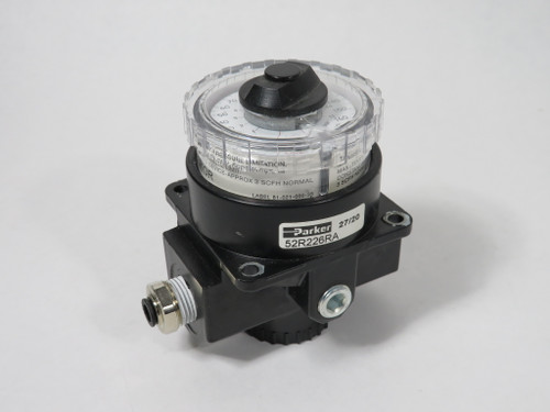 Parker 52R226RA Dial Regulator 3/8" NPT 300psi Max 3 SCFH USED