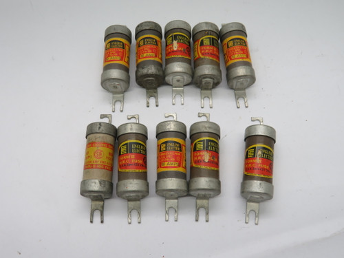 English Electric CIA-10 Open Bolt On Fuse 10A 600VAC Lot of 10 USED