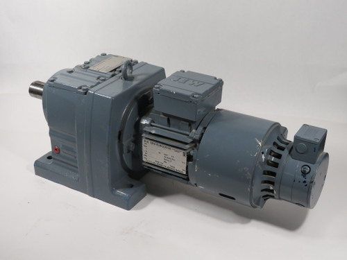 Sew-Eurodrive AC Gearmotor 199.80:1 0.5HP C/W Hubner Tachometer SHELF WEAR NOP