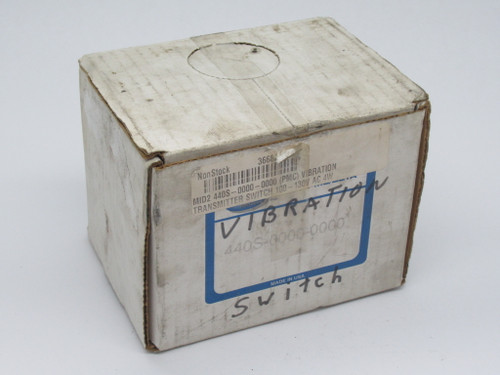 PMC/BETA 440S-0000-0000 Vibration Transmitter Switch 100-130V 4W NEW