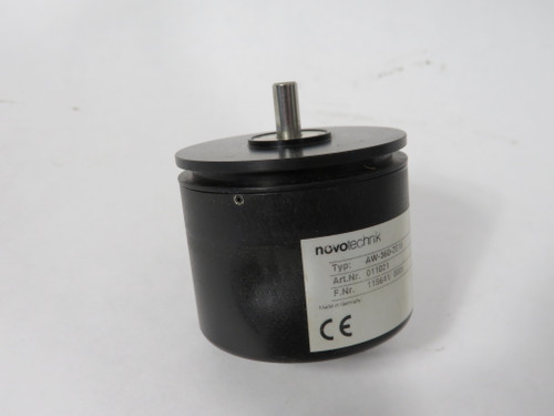 Novotechnik AW-360-ZE10 011021 Hybrid Potentiometer/Rotary Sensor 360DEG USED