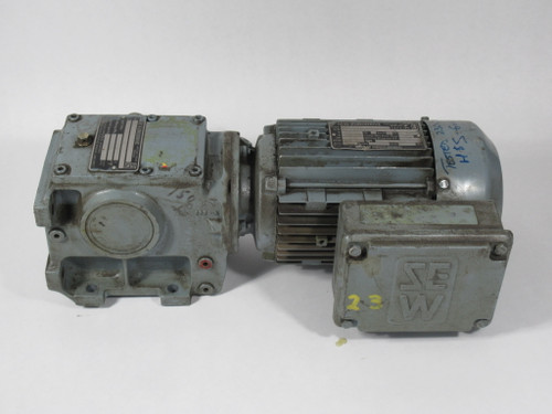 Sew-Eurodrive Gearmotor 37.94:1 3/4HP 1656-45RPM 330/575V TEFC 3Ph USED