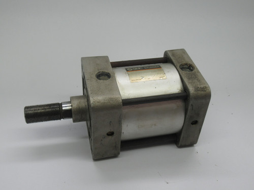SMC NCA1R400-0200-X2US Medium Duty Air Cylinder 4" Bore 2" Stroke USED