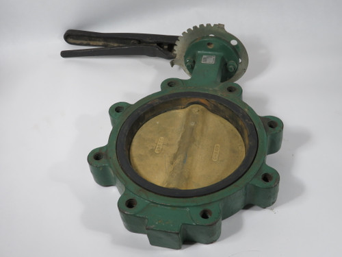 Crane Series44 Butterfly Valve 8-Bolt Flange 200 psi 4.5" USED