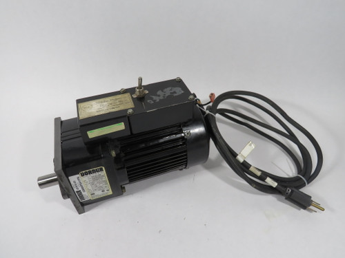 Dorner 42R5BFCI-E3 AC Gearmotor 60:1 270 lb-in 1/6HP 28RPM NEEDS REWIRING USED