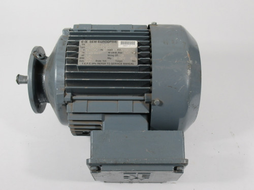 Sew-Eurodrive 1.50HP 1740RPM 330/575V TEFC 3PH 3.62/2.08A 60Hz COS DMG USED