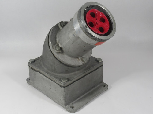 Crouse-Hinds AR-20422 Arktite Receptacle 600VAC/250VDC 200A 3 Wire 4 Pole USED