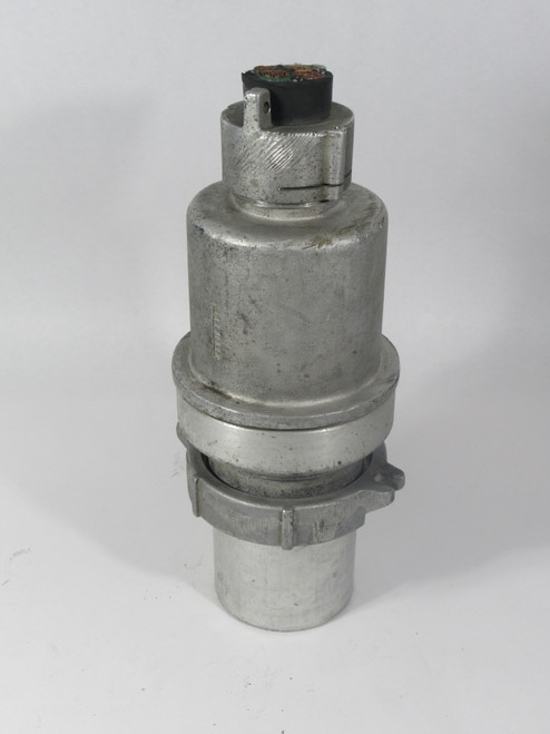 Crouse-Hinds AP-204611 Arktite Plug 600VAC/250VDC 200A 3 Wire 4 Pole Encl 3 USED