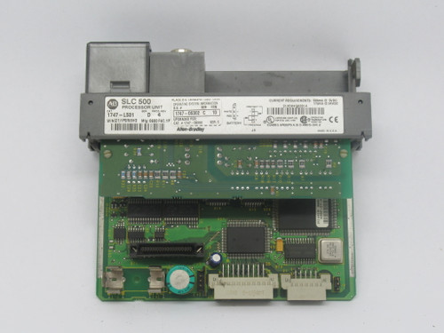 Allen-Bradley 1747-L531 Ser. D SLC500 Processor Unit *NO KEY/DOOR/BATTERY* USED